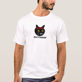 BubblyCuddle Purfessor Cat T-Shirt