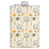 Bubbly's full Bauchmuster Flachmann (Vorderseite)