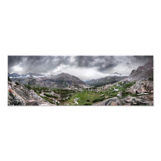 Bubbs Creek Valley - John Muir Trail Fotodruck (Vorne)