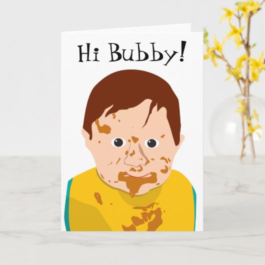 Bubby Birthday Card Karte (Gelbe Blume)