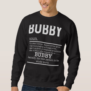 Bubby Definition Großmutter Muttertag Sweatshirt