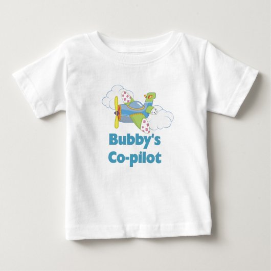Bubbys Co-Pilot Baby T-shirt (Vorderseite)