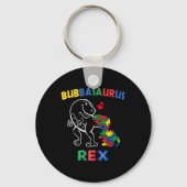Bubbysaurus Autism Awareness Bruder Dinosaur Sibl Schlüsselanhänger (Vorderseite)