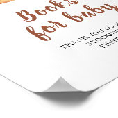 Bube Babydusche - Bücher für Babyposter Poster (Ecke)