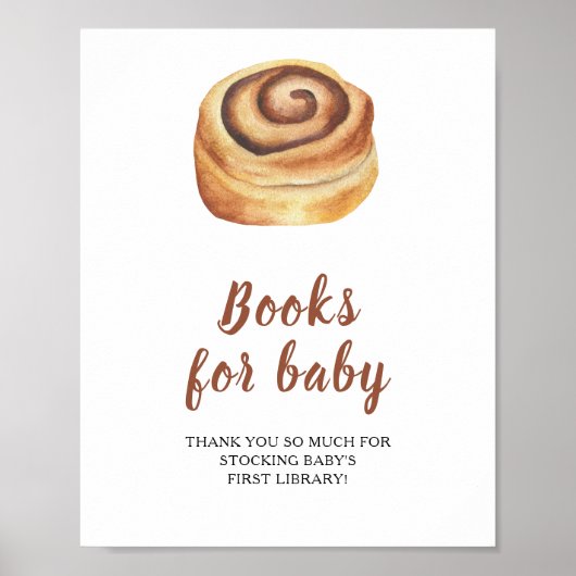 Bube Babydusche - Bücher für Babyposter Poster (Vorne)