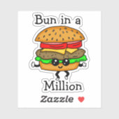 Bube in einem Millionen Hamburger Pub Aufkleber (Blatt)