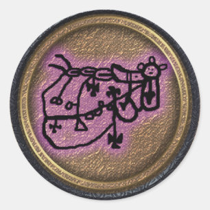 Bube Runder Aufkleber