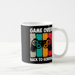 Buben an die Schule Gewitter über Lehrer Studenten Kaffeetasse
