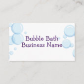 Buben Bath Soap Business Card Visitenkarte (Rückseite)