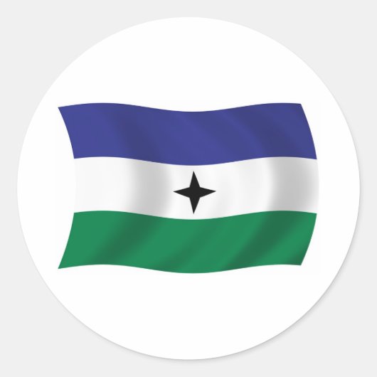 Bubi Nationalist Flag Aufkleber (Vorderseite)