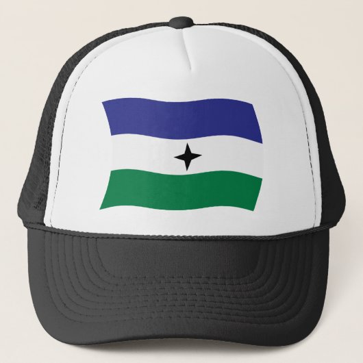 Bubi Nationalist Flag Hat Truckerkappe (Vorderseite)