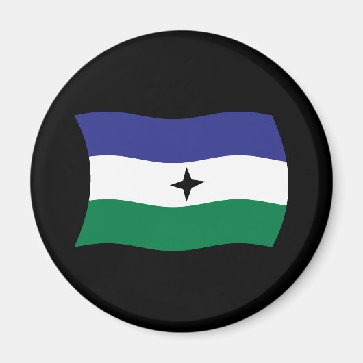 Bubi Nationalist Flag Magnet (Vorne)
