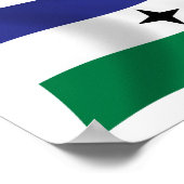 Bubi Nationalist Flag Poster Print (Ecke)