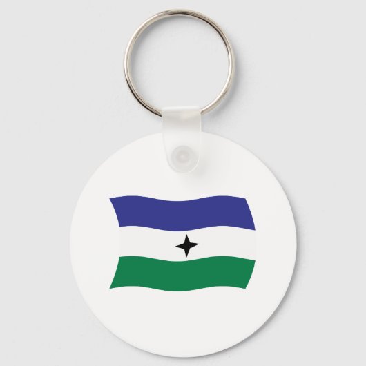 Bubi Nationalist Flag Schlüsselanhänger (Vorderseite)