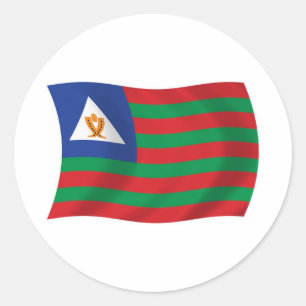 Bubi-Stamm-Flag-Aufkleber Runder Aufkleber