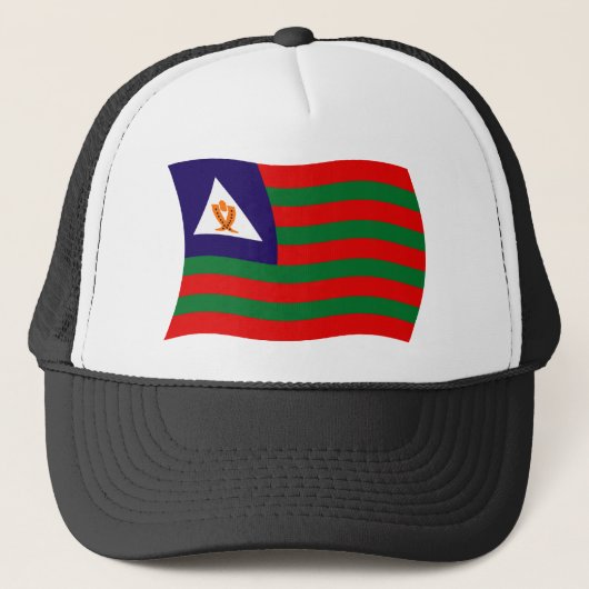 Bubi-Stamm-Flag-Hut Truckerkappe (Vorderseite)