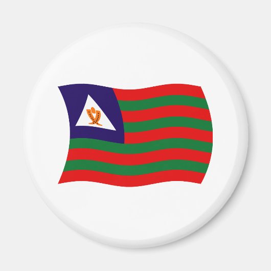 Bubi-Stammesflagge-Magnet Magnet (Vorne)