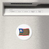 Bubi-Stammesflaggen-Magnet Magnet (In Situ (Geschirrspüler))