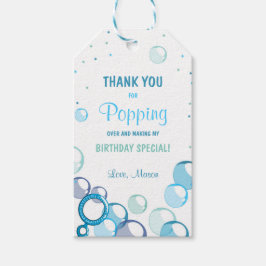 Buble Geburtstag danke Ihnen für das Geschenk-Tag  Geschenkanhänger