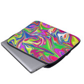 Bublegum-Marmor, Laptop-Sieb Laptopschutzhülle (Vorne Knopf)