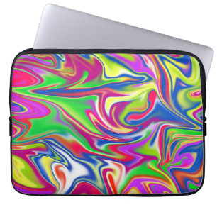 Bublegum-Marmor, Laptop-Sieb Laptopschutzhülle