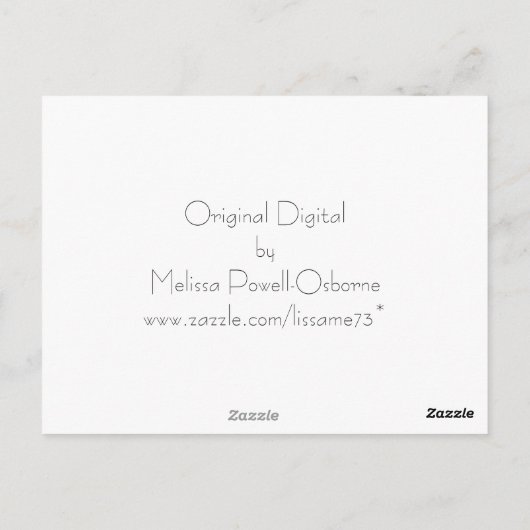 Bublegumpalast Postkarte (Rückseite)