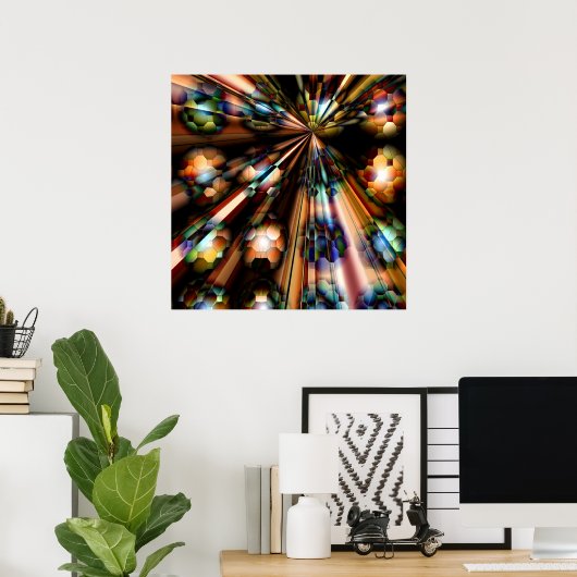 Bublin' Planets.... Poster (Heimbüro)