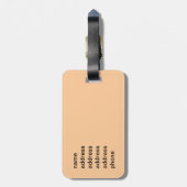 Bubo bubo sibiricus gepäckanhänger (Rückseite vertikal)