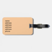 Bubo bubo sibiricus gepäckanhänger (Rückseite horizontal)