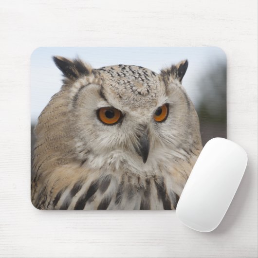 Bubo bubo sibiricus mousepad (Mit Mouse)