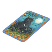 BUBO & PYEWACKET SCHWARZE KATZEN, HALLOWEEN FOLK A MAGNET (Linke Seite)