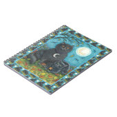 BUBO & PYEWACKET SCHWARZE KATZEN, HALLOWEEN FOLK A NOTIZBLOCK (Linke Seite)