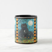 BUBO UND PYEWACKET, SCHWARZE KATZE HALLOWEEN COMBO TASSE (Zentrum)