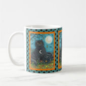 BUBO- UND PYEWACKET-SCHWARZE KATZE-HALLOWEEN TASSE (Links)