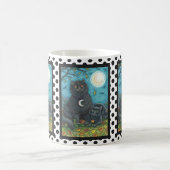BUBO- UND PYEWACKET-SCHWARZE KATZE-HALLOWEEN TASSE (Mittel)