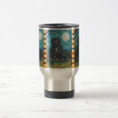 BUBO UND PYEWACKET, SCHWARZE KATZEN REISENDE TASSE (Mittel)