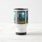 BUBO UND PYEWACKET, SCHWARZE KATZEN REISENDE TASSE (Mittel)