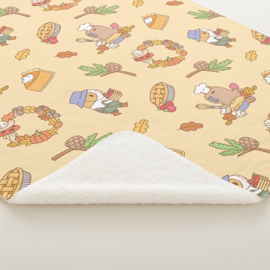 Bubu der Guinea Schweine, Fall und Pie-Muster Sherpadecke (3/4)