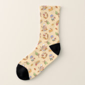Bubu der Guinea Schweine, Fall und Pie-Muster Socken (Links - Außen)