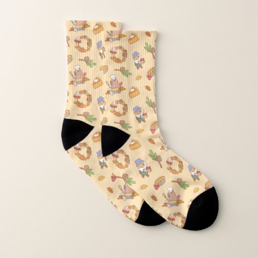 Bubu der Guinea Schweine, Fall und Pie-Muster Socken (Paar)