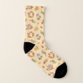 Bubu der Guinea Schweine, Fall und Pie-Muster Socken (Links - Innen)