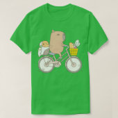 Bubu die Guinea Pig Biking T-Shirt (Design vorne)
