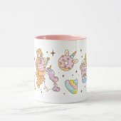 Bubu die Guinea Schwein, Unicorn Party Tasse (Zentrum)