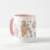 Bubu die Guinea Schwein, Unicorn Party Tasse (Vorderseite Links)