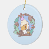 Bubu die Guinea Schweinefleisch, Kaffeepause Keramik Ornament (Links)