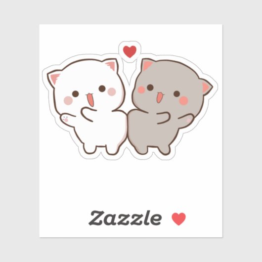 Bubu-Dubu-Aufkleber Aufkleber (Blatt)