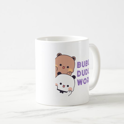 Bubu Dudu Holding Hands Kaffeetasse (VorderseiteRechts)