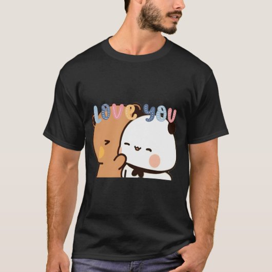 Bubu Dudu Panda Bear Liebe 2024 V3 T-Shirt (Vorderseite)