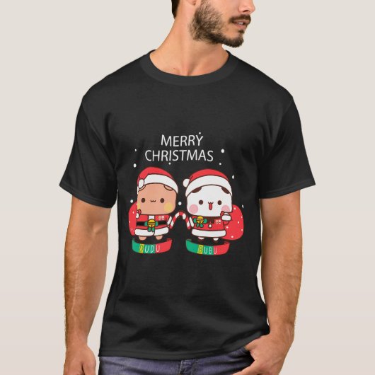 Bubu Dudu Xmas: Wrap dich selbst in Holiday Cheer  T-Shirt (Vorderseite)