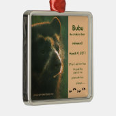 Bubu ist frei! silbernes ornament (Rechts)